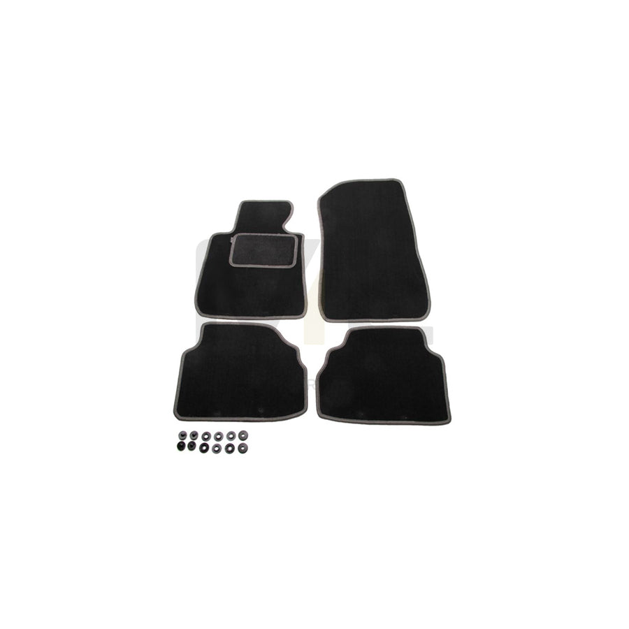 MAMMOOTH Tailored A041 BM90 PRM 02 Floor mat set for BMW 3 Series Textile, Front and Rear, Quantity: 4, Grey