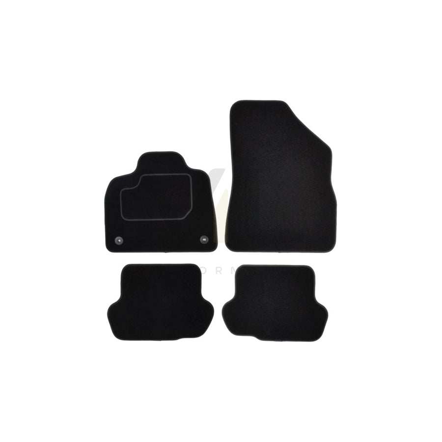 MAMMOOTH Tailored A041 CIT230 PRM 01 Floor mat set for CITROﾃ起 DS5 Hatchback Textile, Front and Rear, Quantity: 4, Black
