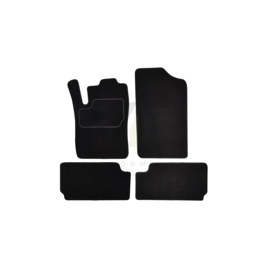 MAMMOOTH Tailored A041 CIT305 PRM 01 Floor mat set for CITROﾃ起 Xsara Picasso (N68) Textile, Front and Rear, Quantity: 4, Black