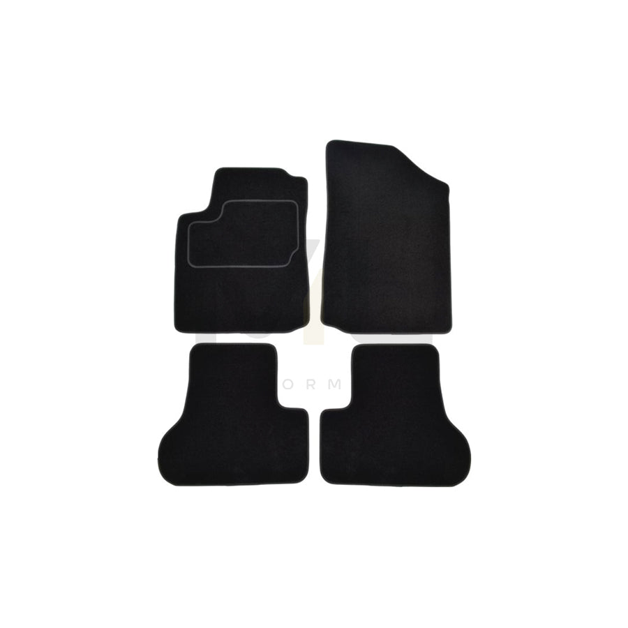 MAMMOOTH Tailored A041 CIT90 PRM 01 Floor mat set for CITROﾃ起 C3 I Hatchback (FC, FN) Textile, Front and Rear, Quantity: 4, Black