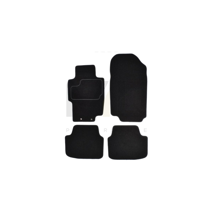 MAMMOOTH Tailored A041 HON30 PRM 01 Floor mat set for HONDA ACCORD Textile, Front and Rear, Quantity: 4, Black