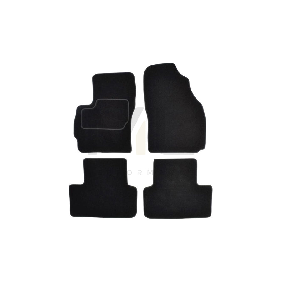 MAMMOOTH Tailored A041 MAZ60 PRM 01 Floor mat set for MAZDA 5 (CR19) Textile, Front and Rear, Quantity: 4, Black