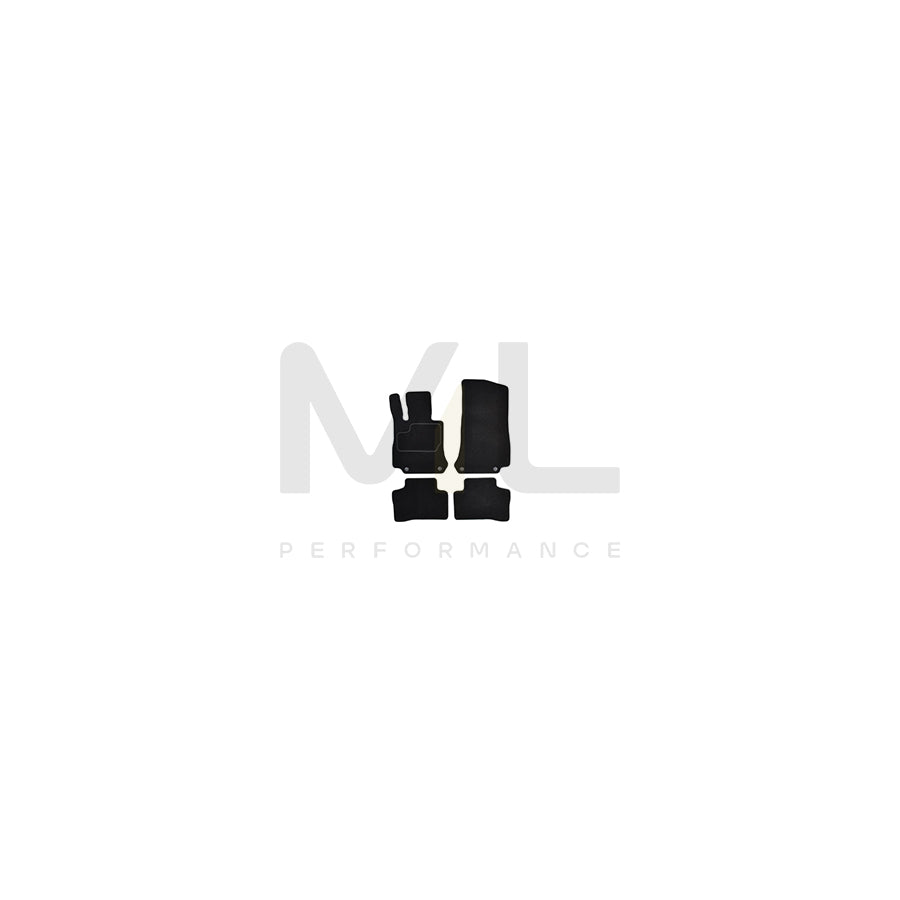 MAMMOOTH Tailored A041 MER213 PRM 01 Floor mat set suitable for MERCEDES-BENZ GLC Off-Road (X253) Textile, Front and Rear, Quantity: 4, Black