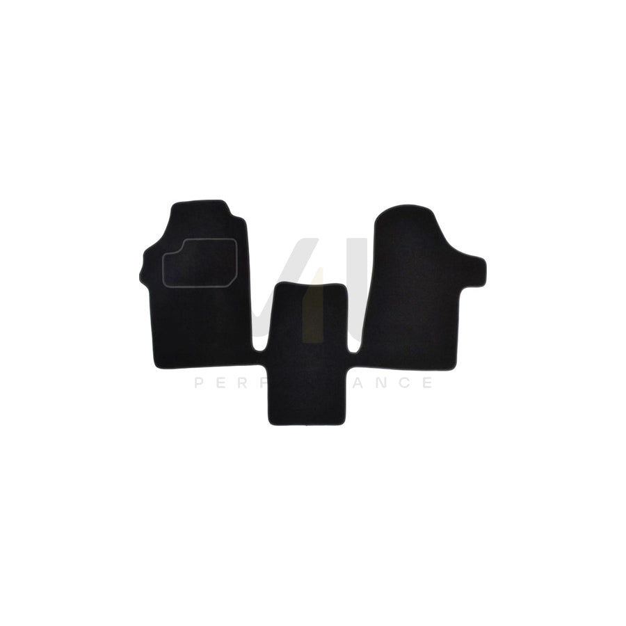 MAMMOOTH Tailored A041 MER410 PRM 01 Floor mat set suitable for MERCEDES-BENZ VITO Textile, Front, Quantity: 1, Black