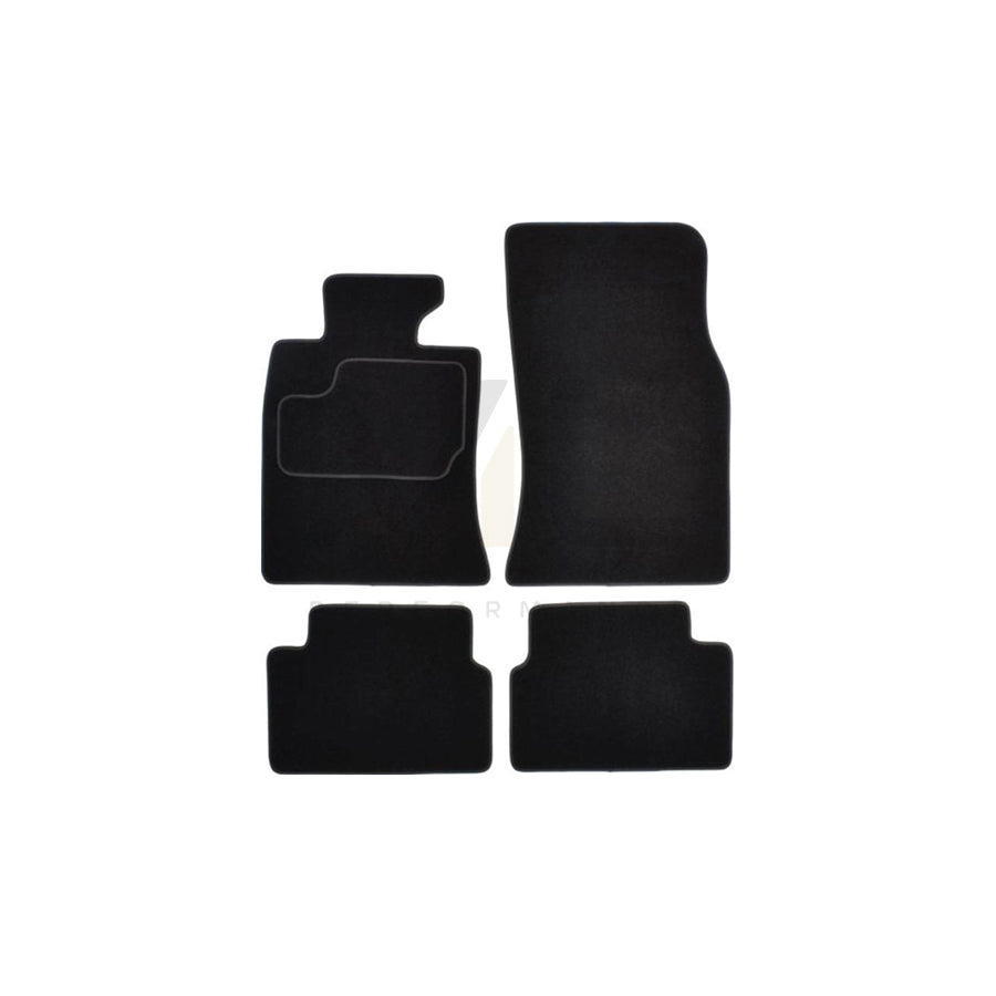 MAMMOOTH Tailored A041 MIN35 PRM 01 Floor mat set for MINI Clubman (R55) Textile, Front and Rear, Quantity: 4, Black