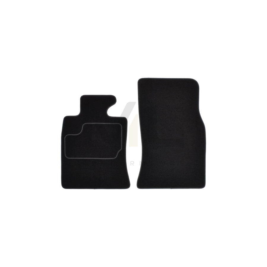 MAMMOOTH Tailored A041 MIN45 PRM 01 Floor mat set Textile, Front, Quantity: 2, Black