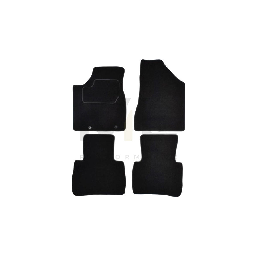 MAMMOOTH Tailored A041 NIS100 PRM 01 Floor mat set for NISSAN Murano I (Z50) Textile, Front and Rear, Quantity: 4, Black