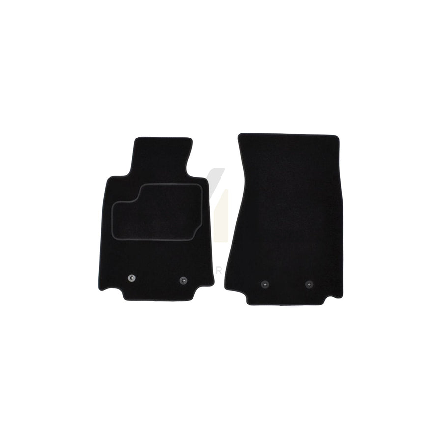 MAMMOOTH Tailored A041 NIS30 PRM 01 Floor mat set for NISSAN 370Z Coupe (Z34) Textile, Front, Quantity: 2, Black