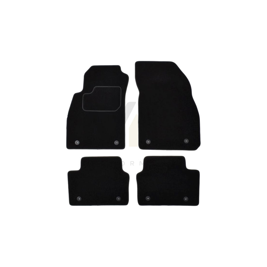 MAMMOOTH Tailored A041 OPL175 PRM 01 Floor mat set for OPEL INSIGNIA Textile, Front and Rear, Quantity: 4, Black