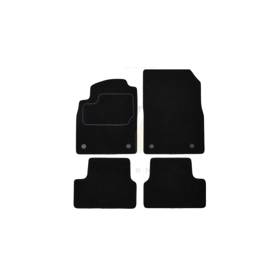 MAMMOOTH Tailored A041 OPL85 PRM 01 Floor mat set for OPEL ASTRA Textile, Front and Rear, Quantity: 4, Black