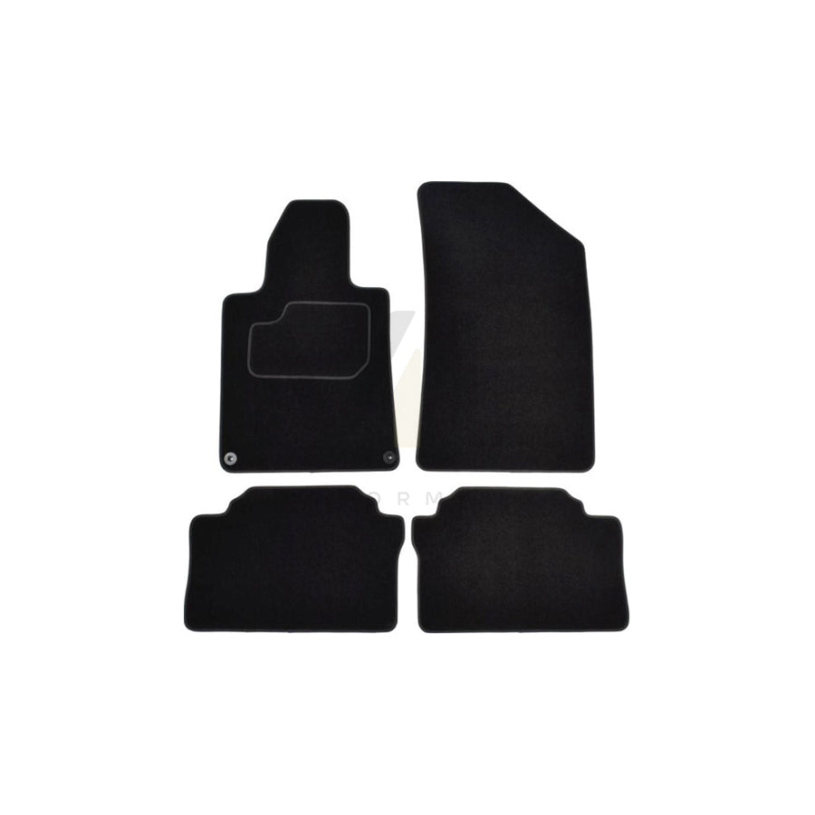 MAMMOOTH Tailored A041 PGT255 PRM 01 Floor mat set for PEUGEOT 508 Textile, Front and Rear, Quantity: 4, Black