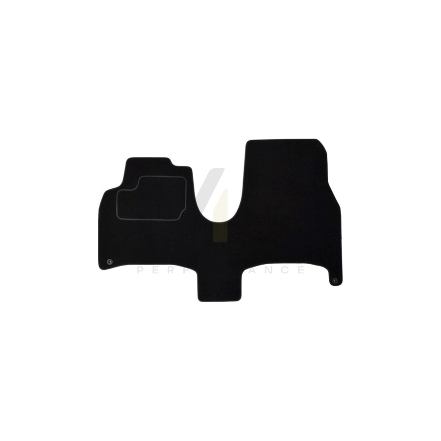 MAMMOOTH Tailored A041 PGT285 PRM 01 Floor mat set for PEUGEOT 807 Textile, Front, Quantity: 1, Black
