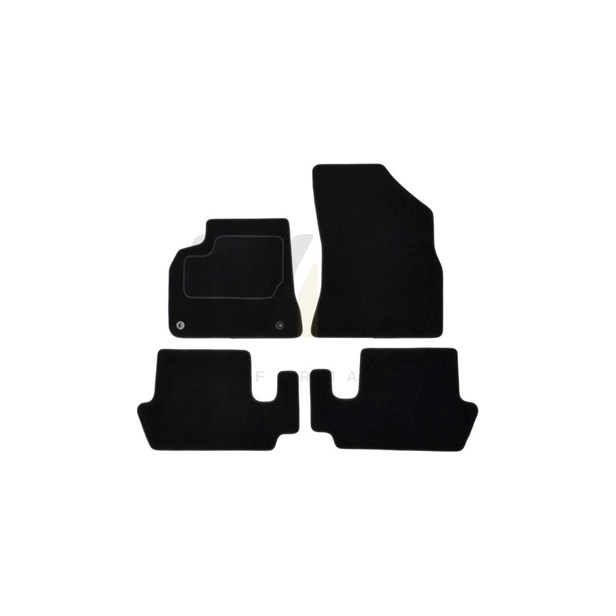 MAMMOOTH Tailored A041 PGT310 PRM 01 Floor mat set for PEUGEOT 3008 I (0U_) Textile, Front and Rear, Quantity: 4, Black