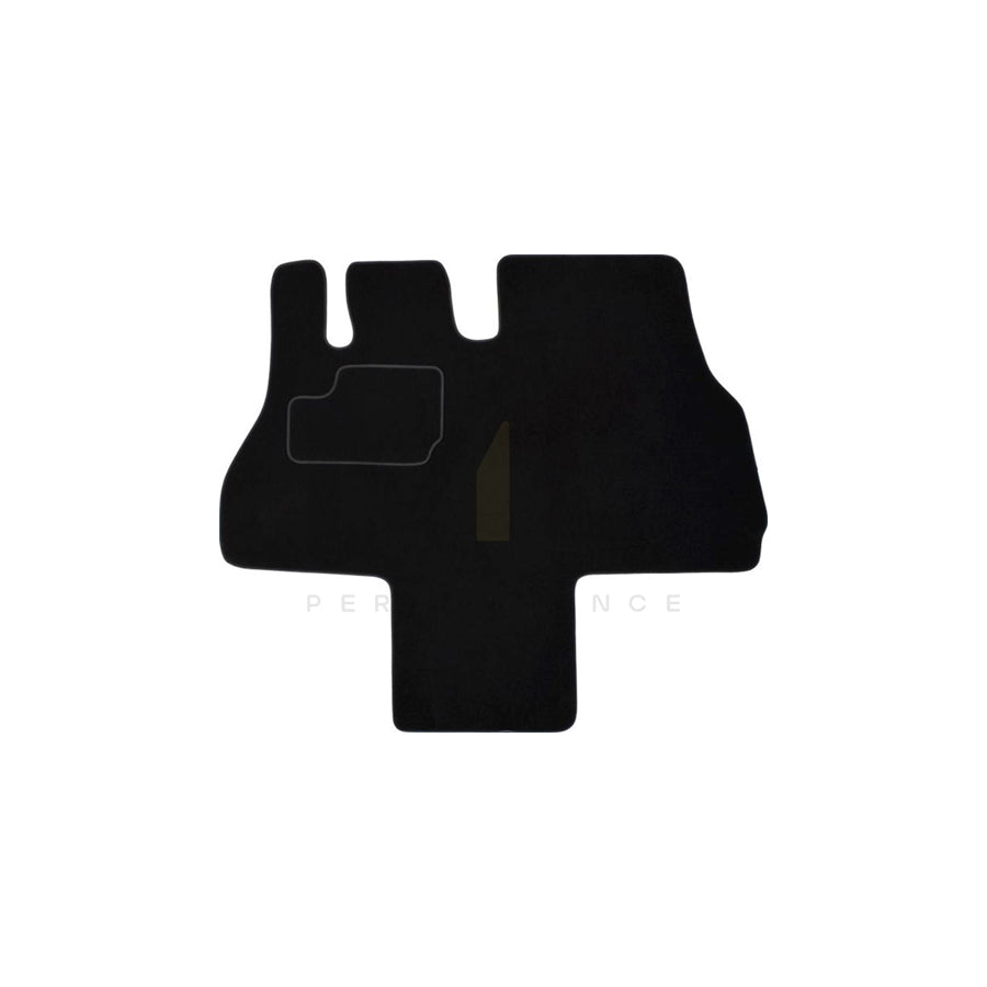 MAMMOOTH Tailored A041 PGT350 PRM 01 Floor mat set for PEUGEOT BOXER Textile, Front, Quantity: 1, Black