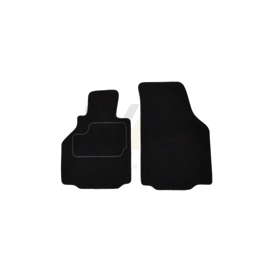 MAMMOOTH Tailored A041 POR70 PRM 01 Floor mat set for PORSCHE Boxster (986) Textile, Front, Quantity: 2, Black
