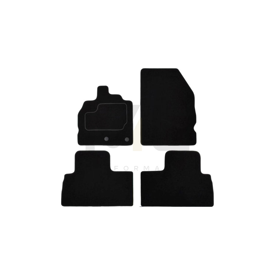 MAMMOOTH Tailored A041 RNT440 PRM 01 Floor mat set for RENAULT Grand Scﾃｩnic III (JZ) Textile, Front and Rear, Quantity: 4, Black