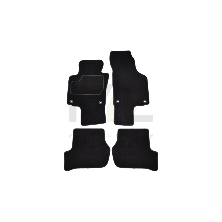 MAMMOOTH Tailored A041 SKO60 PRM 01 Floor mat set for SKODA OCTAVIA Textile, Front and Rear, Quantity: 4, Black