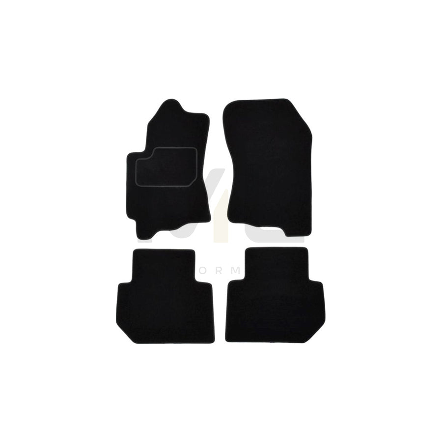 MAMMOOTH Tailored A041 SUB10 PRM 01 Floor mat set for SUBARU Tribeca (B9) Textile, Front and Rear, Quantity: 4, Black