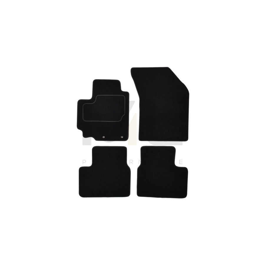 MAMMOOTH Tailored A041 SUZ110 PRM 01 Floor mat set for SUZUKI Swift IV Hatchback (FZ, NZ) Textile, Front and Rear, Quantity: 4, Black