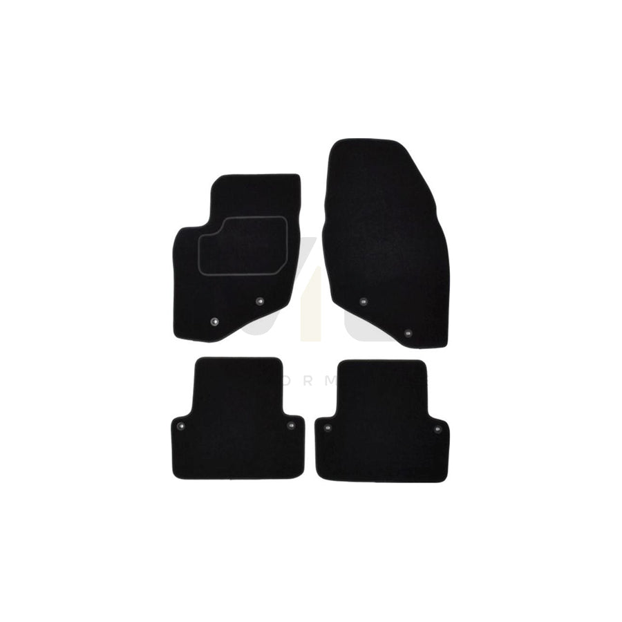 MAMMOOTH Tailored A041 VOL165 PRM 01 Floor mat set for VOLVO XC70 I Cross Country (P2, 295) Textile, Front and Rear, Quantity: 4, Black