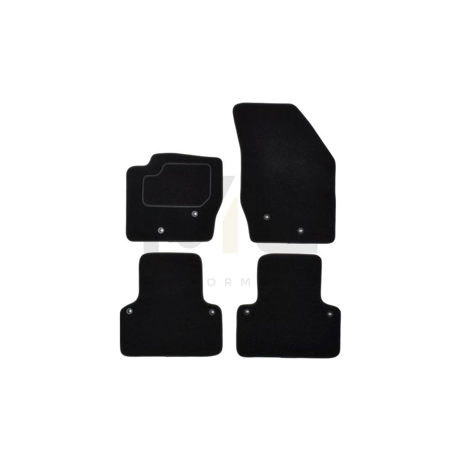 MAMMOOTH Tailored A041 VOL175 PRM 01 Floor mat set for VOLVO XC90 I (C, 275) Textile, Front and Rear, Quantity: 4, Black