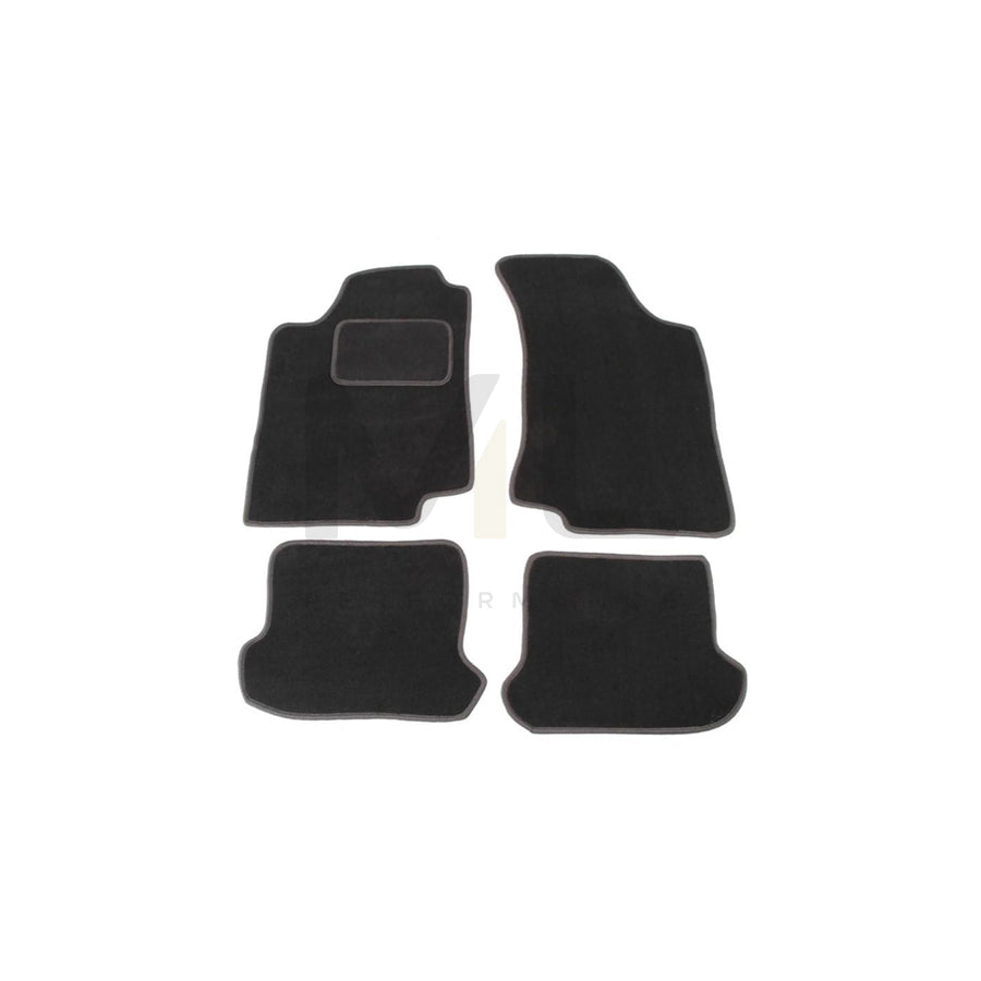 MAMMOOTH Tailored A041 VW140 PRM 02 Floor mat set for VW GOLF Textile, Front and Rear, Quantity: 4, Grey