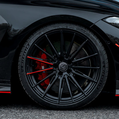 MANHART FOR BMW 3 SERIES - YIDO PERFORMANCE FORGED+ 1 RIM SET - MATTE BLACK