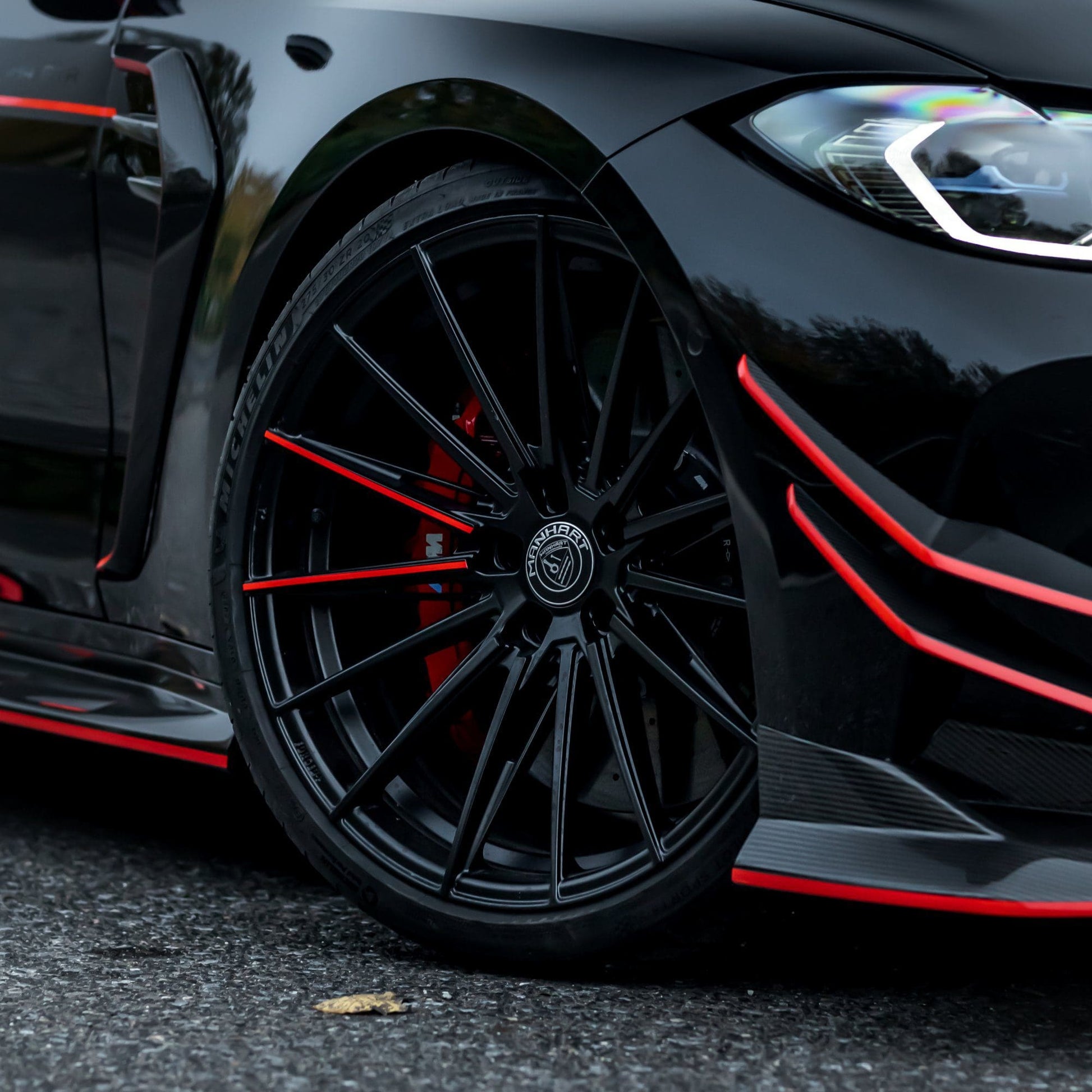 MANHART FOR BMW 4 SERIES - YIDO PERFORMANCE FORGED+ 1 RIM SET - MATTE BLACK