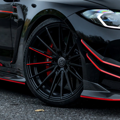 MANHART FOR BMW 4 SERIES - YIDO PERFORMANCE FORGED+ 1 RIM SET - MATTE BLACK