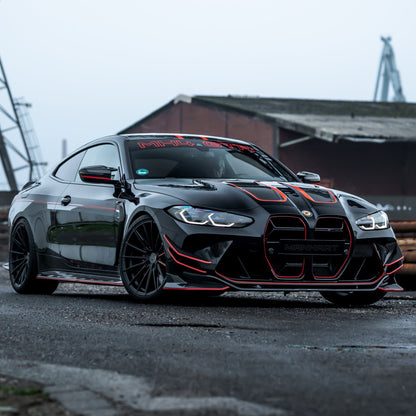 MANHART FOR BMW 4 SERIES - YIDO PERFORMANCE FORGED+ 1 RIM SET - MATTE BLACK
