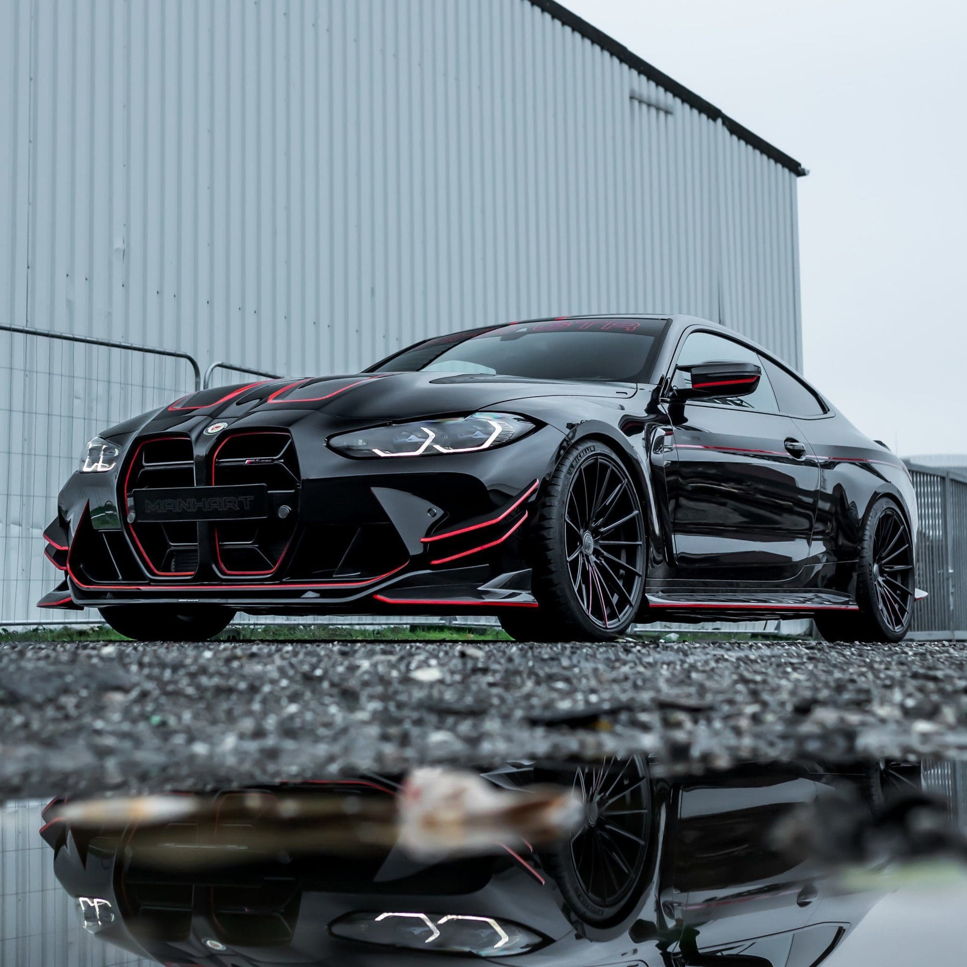 MANHART FOR BMW 4 SERIES - YIDO PERFORMANCE FORGED+ 1 RIM SET - MATTE BLACK