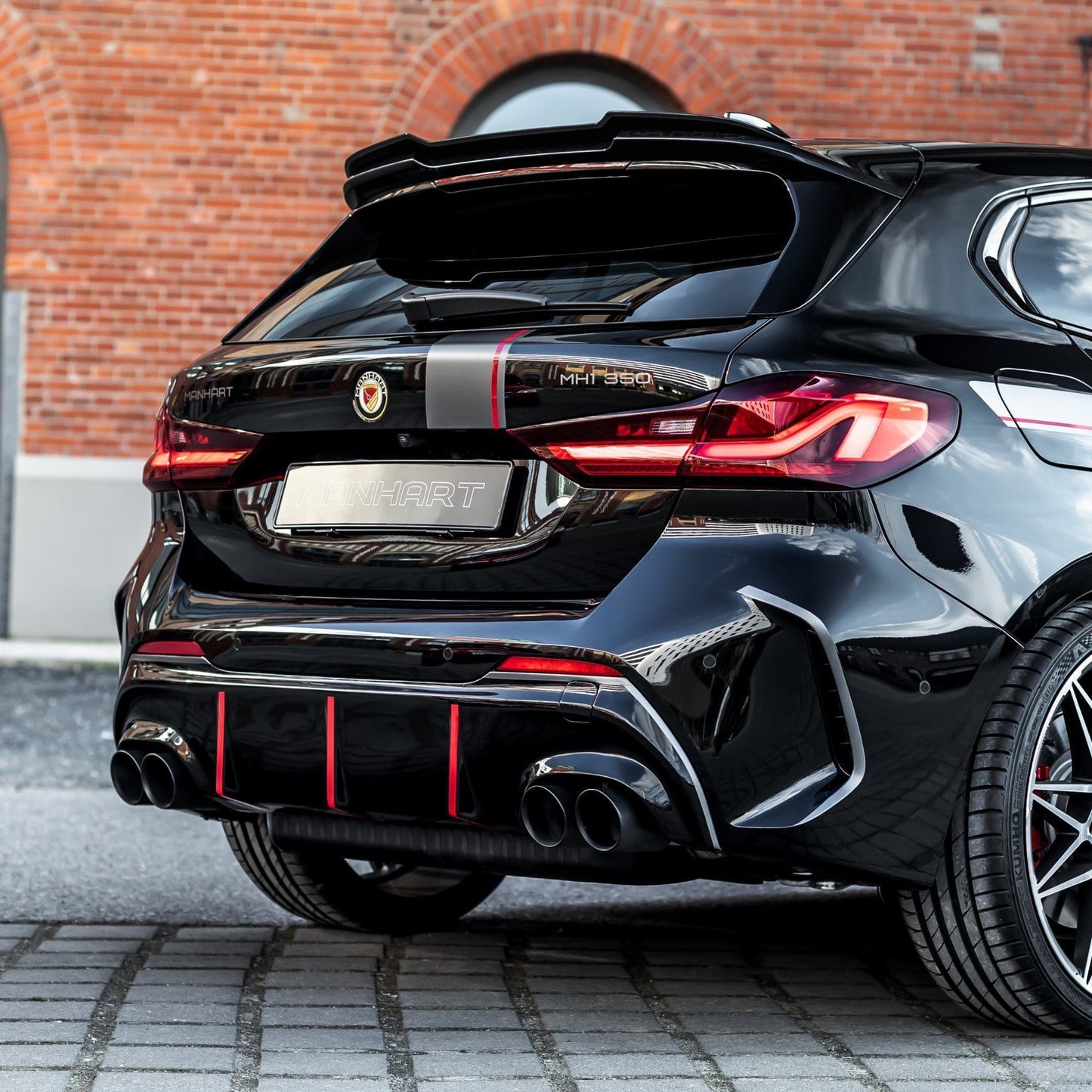MANHART MH2F4011102 REAR DIFFUSER FOR BMW F40 M135I BY MAXTON