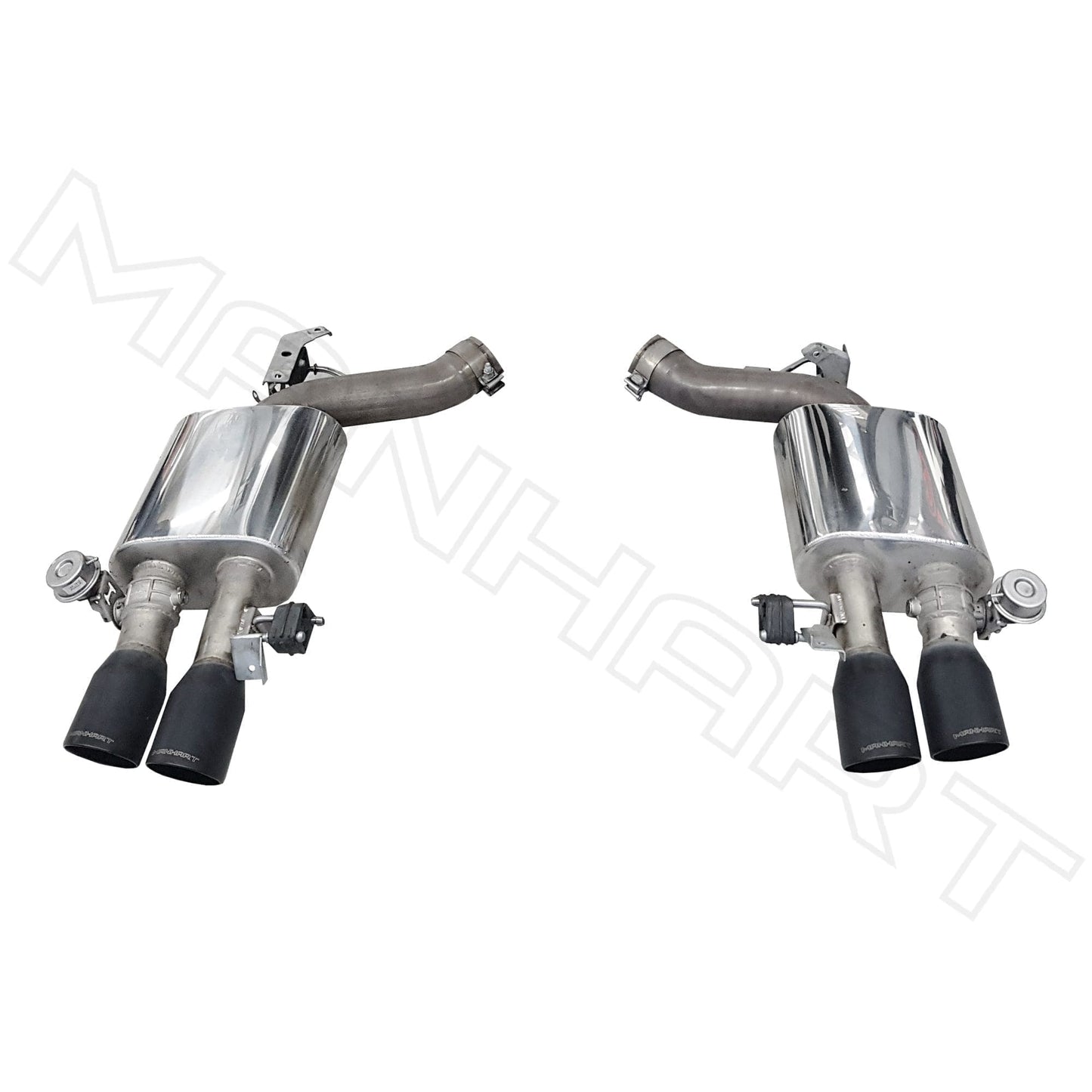 MANHART MH5F1011200 SLIP-ON SPORT EXHAUST FOR BMW F10 M5 (COMPETITION) WITH VALVE CONTROL WITH 4×90 MM TAILPIPES
