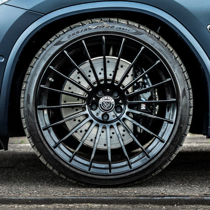 MANHART MHALPX311000 ALPINA RIMS - MATTE BLACK FOR BMW X3