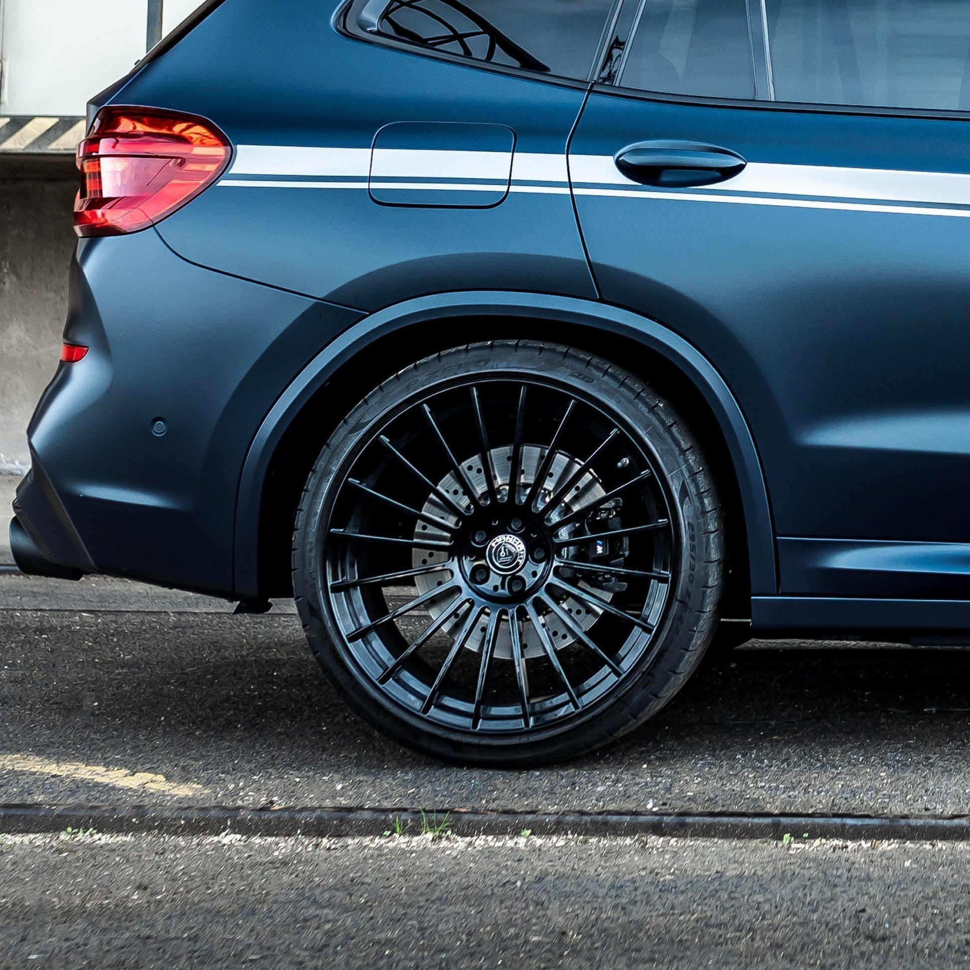MANHART MHALPX311000 ALPINA RIMS - MATTE BLACK FOR BMW X3