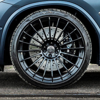 MANHART MHALPX411000 FOR BMW X4 - ALPINA RIMS - MATTE BLACK