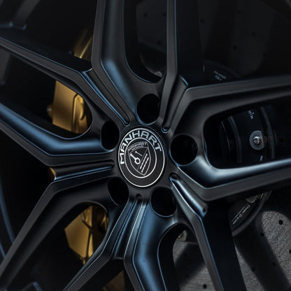 MANHART MHCLLIYSPOKE1100 CLASSIC LINE Y-SPOKE RIM SET - SILK MATTE BLACK FOR BMW 5 SERIES
