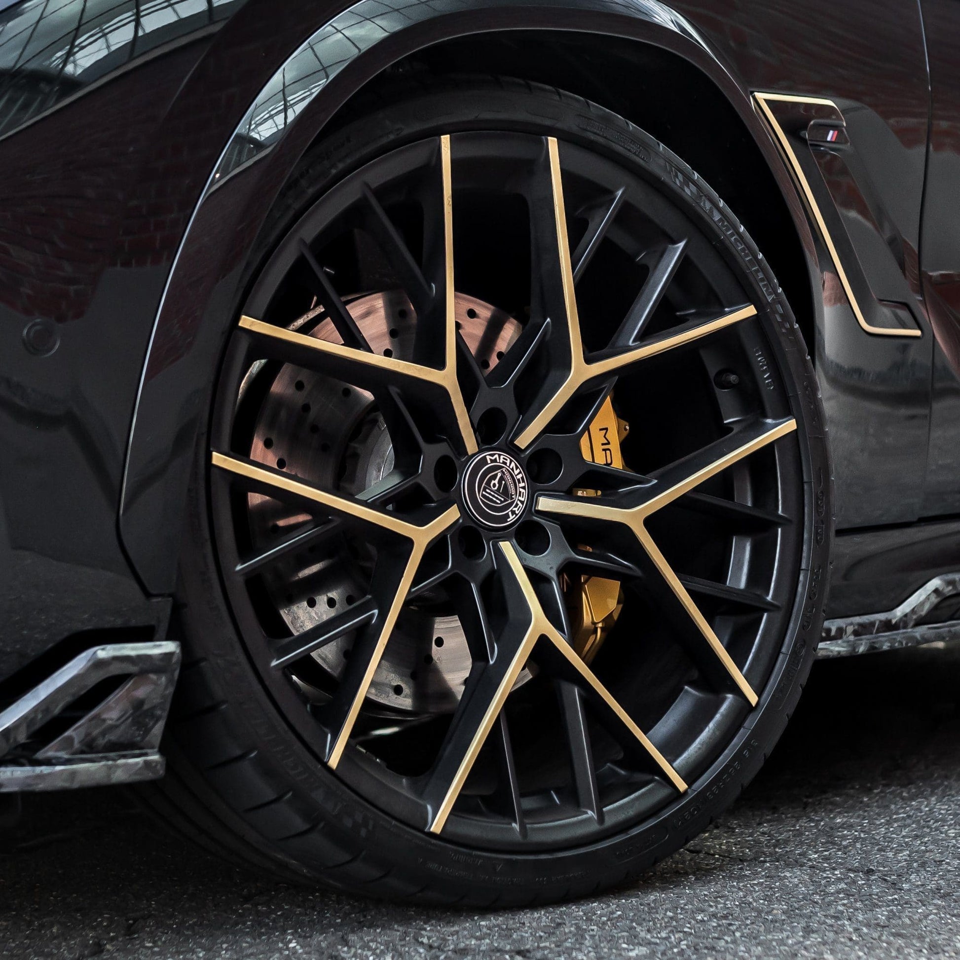 MANHART MHCLLIYSPOKE1102 CLASSIC LINE Y-SPOKE RIM SET - SILK MATTE BLACK FOR BMW X6 SERIES