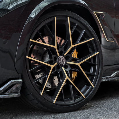 MANHART MHCLLIYSPOKE1102 CLASSIC LINE Y-SPOKE RIM SET - SILK MATTE BLACK FOR BMW X6 SERIES