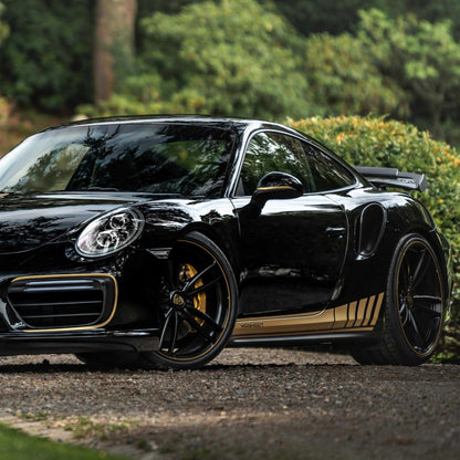 MANHART MHR991TS91221 TECHART FORMULA IV RIM SET FOR PORSCHE 911 TURBO (S) - SILK MATTE BLACK