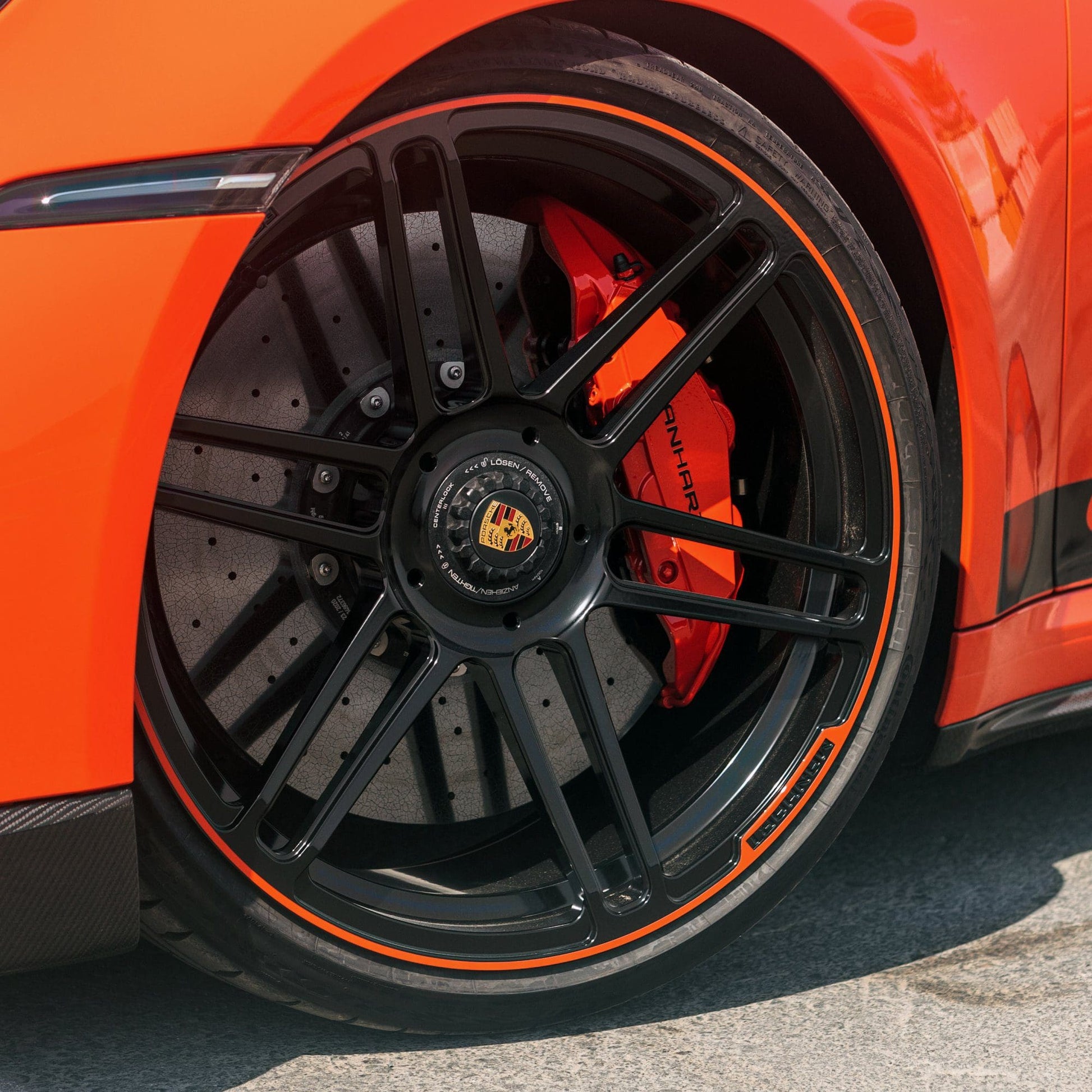 MANHART MHR992FOR1100 FORGED CONCAVE ONE RIM SET FOR PORSCHE 911 TURBO (S) - GLOSS BLACK
