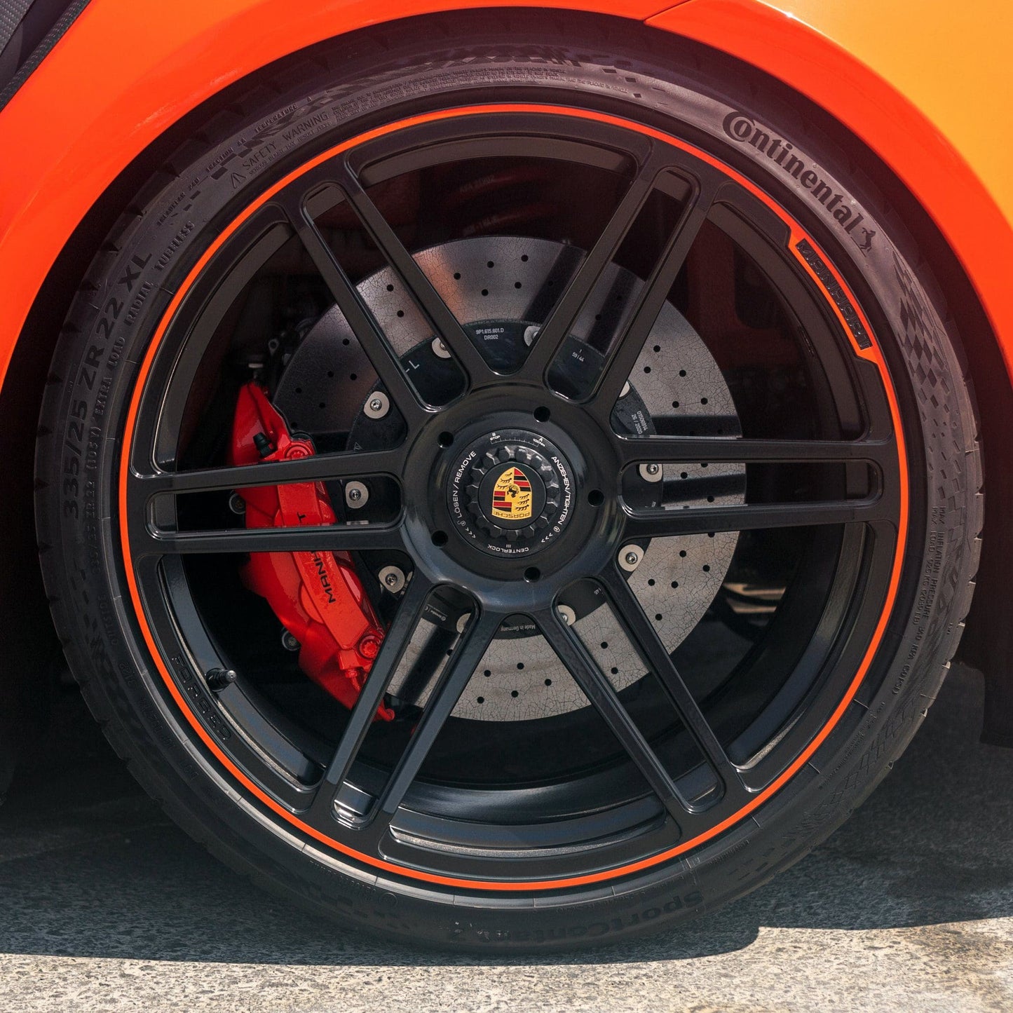 MANHART MHR992FOR1100 FORGED CONCAVE ONE RIM SET FOR PORSCHE 911 TURBO (S) - GLOSS BLACK