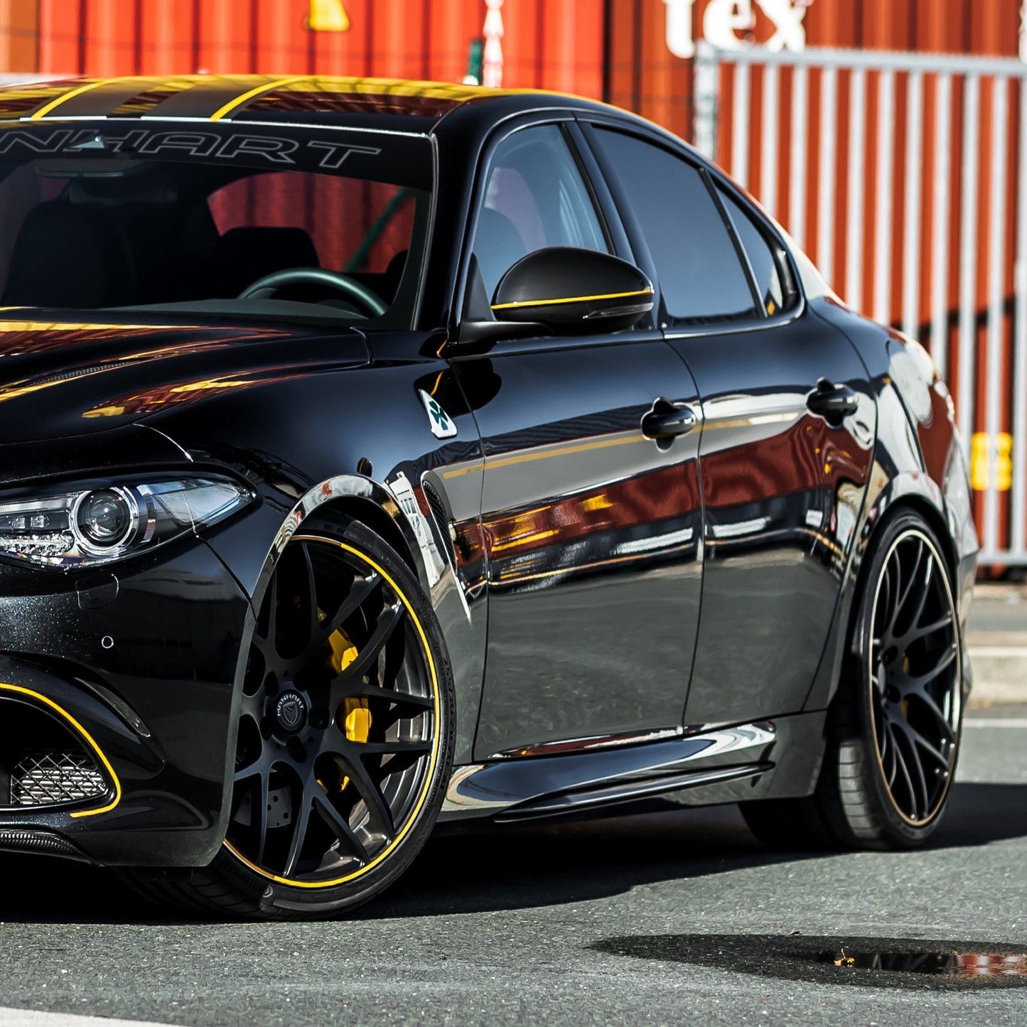 MANHART MHRALFAQV22105 FOR ALFA ROMEO GIULIA QUADRIFOGLIO - CLASSIC LINE RIMS - MATTE BLACK