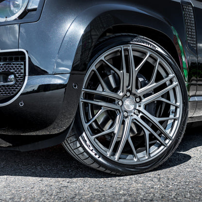MANHART MHRDEFFL22105 FORGED LINE RIM SET FOR LAND ROVER DEFENDER - LIGHT GREY