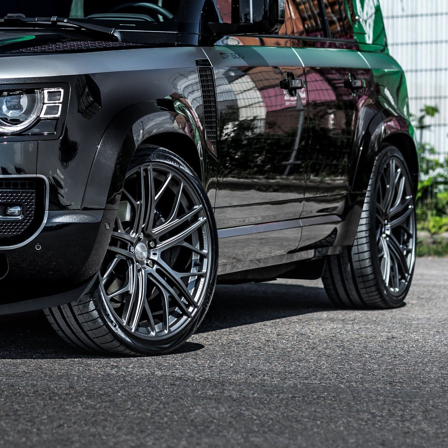 MANHART MHRDEFFL22105 FORGED LINE RIM SET FOR LAND ROVER DEFENDER - LIGHT GREY