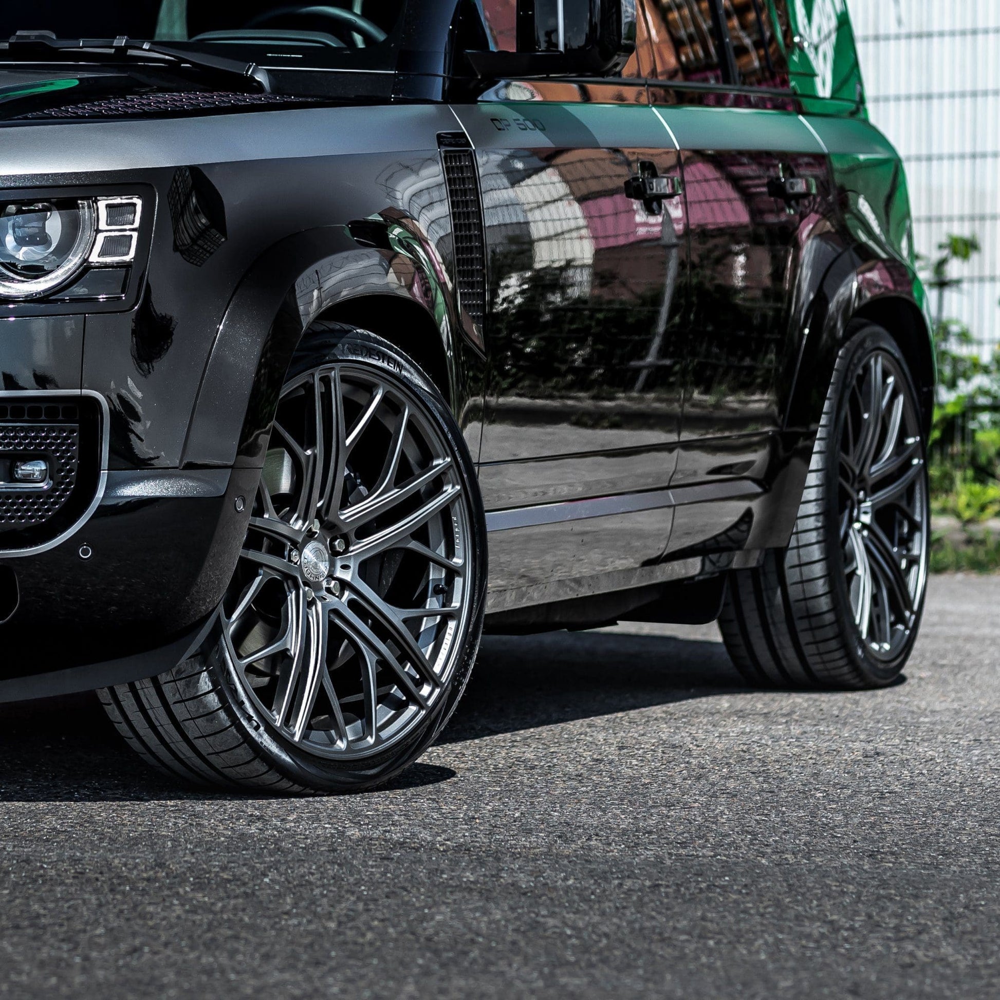 MANHART MHRDEFFL22105 FORGED LINE RIM SET FOR LAND ROVER DEFENDER - LIGHT GREY