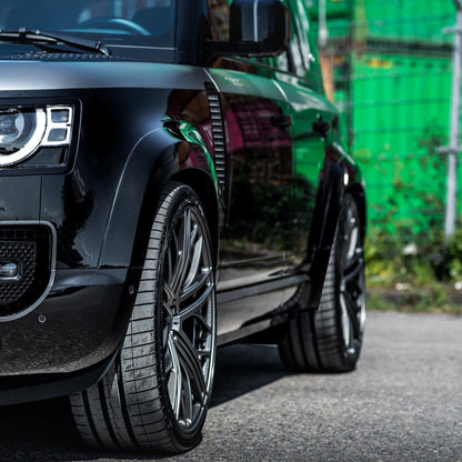 MANHART MHRDEFFL22105 FORGED LINE RIM SET FOR LAND ROVER DEFENDER - LIGHT GREY