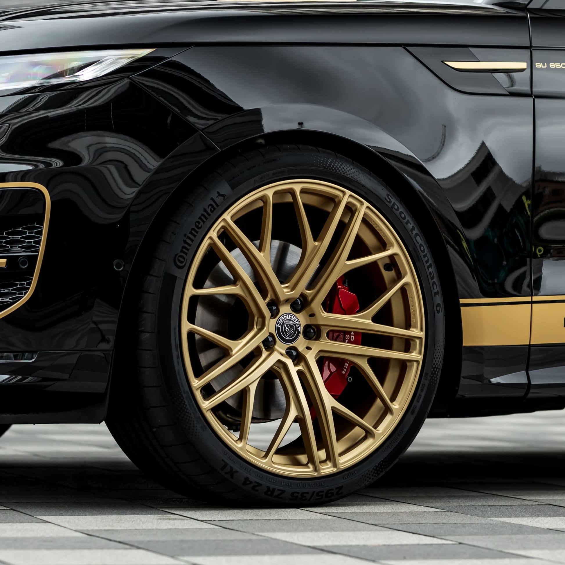 MANHART MHRSPOFL22105 FORGED LINE RIM SET FOR RANGE ROVER SPORT P530 (FIRST EDITION) - MATTE GOLD