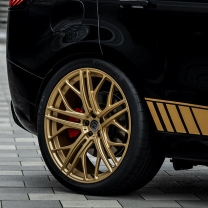 MANHART MHRSPOFL22105 FORGED LINE RIM SET FOR RANGE ROVER SPORT P530 (FIRST EDITION) - MATTE GOLD