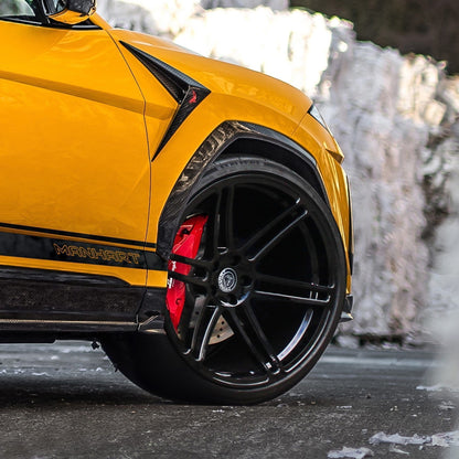 MANHART MHRURUS23030-MB CONCAVE ONE RIM SET FOR LAMBORGHINI URUS - SILK MATTE BLACK